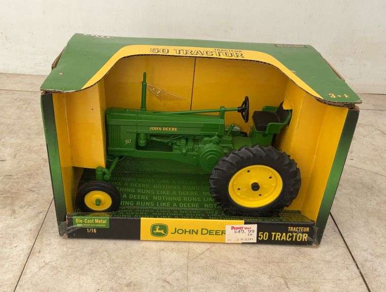 John Deere 50 Tractor - 1/16 scale, in orginal box