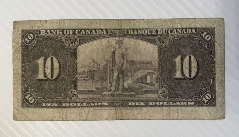 Canadian $10 Bill - 1937