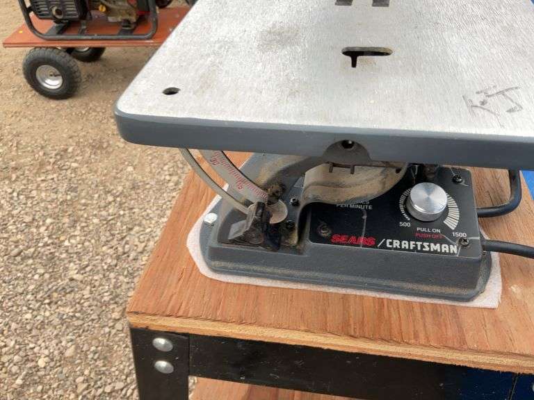 Sears/Craftsman 16" variable speed scroll saw on stand