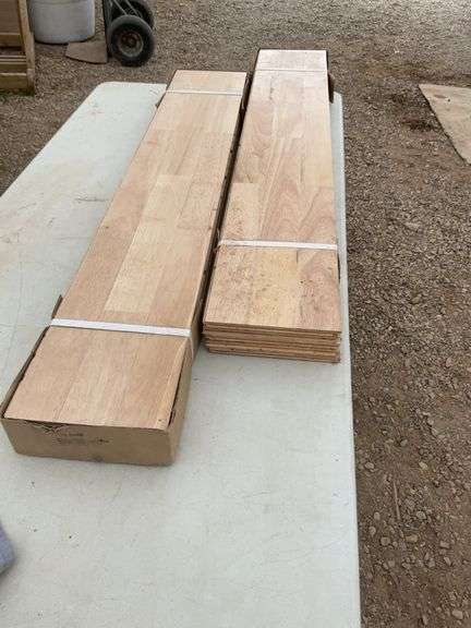 2 bundles of flooring.