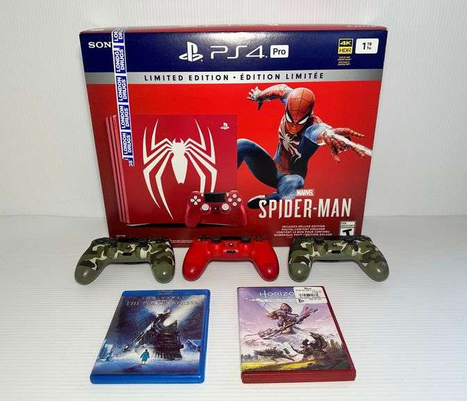 PlayStation 4 Pro 1TB - Spiderman Limited Edition