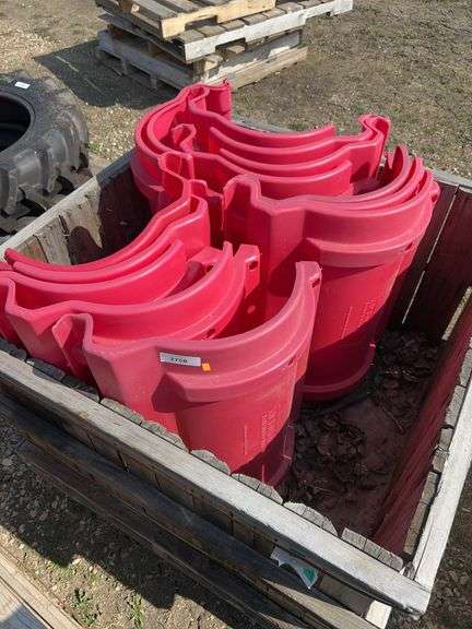 Crate of Poly sprayer curtains 30”