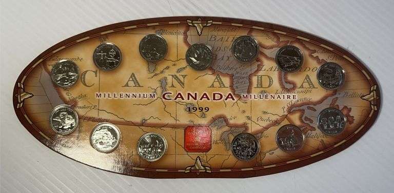 Millennium Canada 1999 Quarter Set
