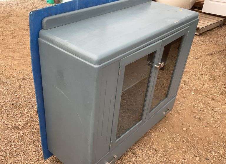 Vintage China Cabinet 44"WX18DX41"H