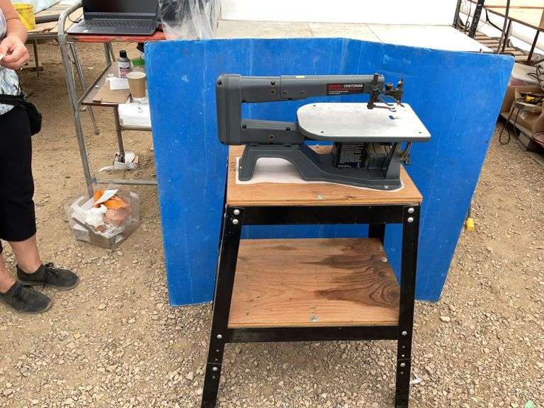 Sears/Craftsman 16" variable speed scroll saw on stand