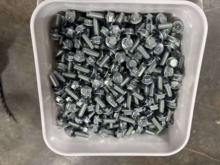 Bucket of 3/8"x1-1/4" bin bolts