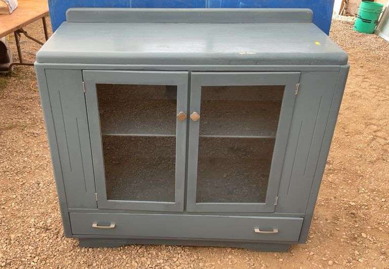 Vintage China Cabinet 44"WX18DX41"H