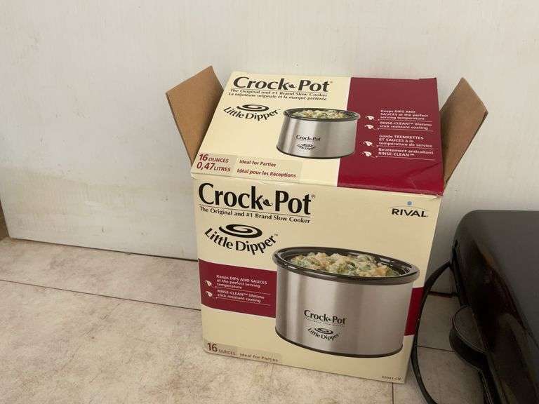 Unused little dipper crockpot, Hamilton Beach Grill working condition