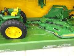 Joohn Deere 4020 Tractor with E12 Flex Wing Rotary Cutter - 1/16 scale - in orginal box