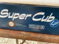 Super cub model airplane comes with FUTABA digital radio control system, whites metal detector (cond