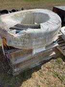 Crate of misc poly hose 2-1/2 canaflex air seeder hose & 1” air seeder hose