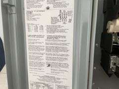 3 unused Square D general duty safety switch, 60 amp 240 V AC, measures 14 1/2" x 6 1/2"