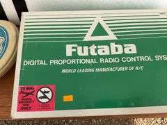 Super cub model airplane comes with FUTABA digital radio control system, whites metal detector (cond