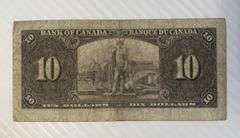 Canadian $10 Bill - 1937