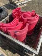 Crate of Poly sprayer curtains 30”