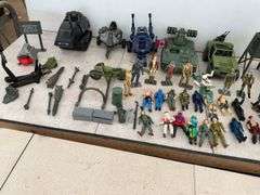 Quantity of G.I. Joe toys and figurines