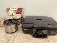 Unused little dipper crockpot, Hamilton Beach Grill working condition