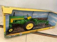 John Deere tractor with plow - in orginal box