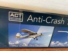 Super cub model airplane comes with FUTABA digital radio control system, whites metal detector (cond