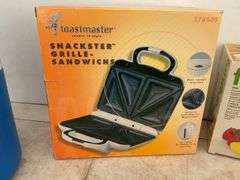 Postmaster sandwich grill, fondue, Coleman water jug