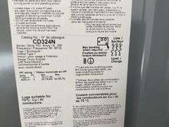 Unused general duty safety switch Square D, 200 amp, 240 V AC, measures 29"H x 17"W