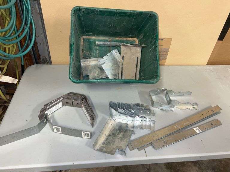 Roof anchors, rafter hangers, etc