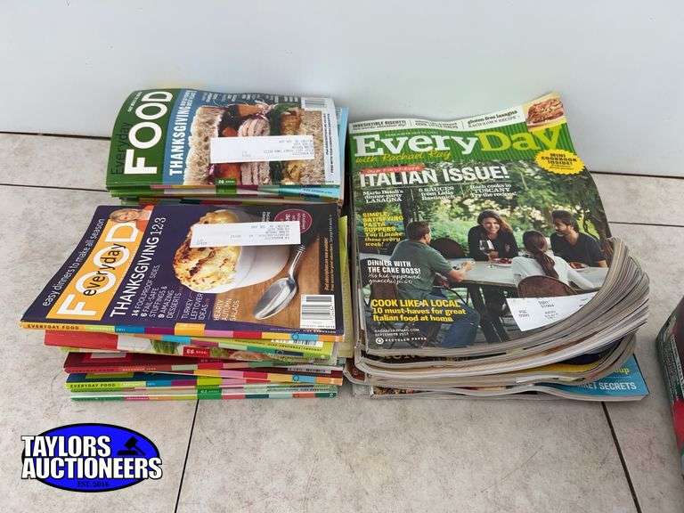 Qty of cooking magazines