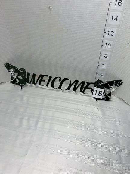 Metal Welcome Sign