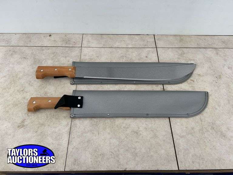 Pair of Unused 18” machetes