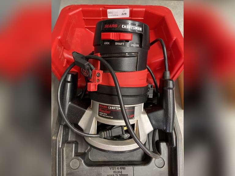 Craftsman 1-1/2 HP Router - Terry Howe & Associates