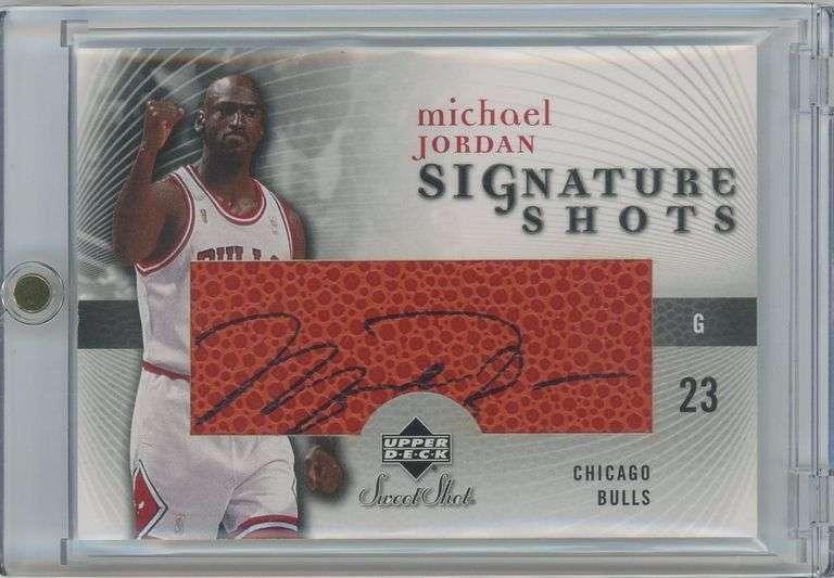 2005-06 Sweet Shot Signature Shots #MJ Michael Jordan Auto