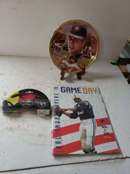 Cal Ripken Commemorative Plate, Gameday Magazine, Perfect Hat Curve ...