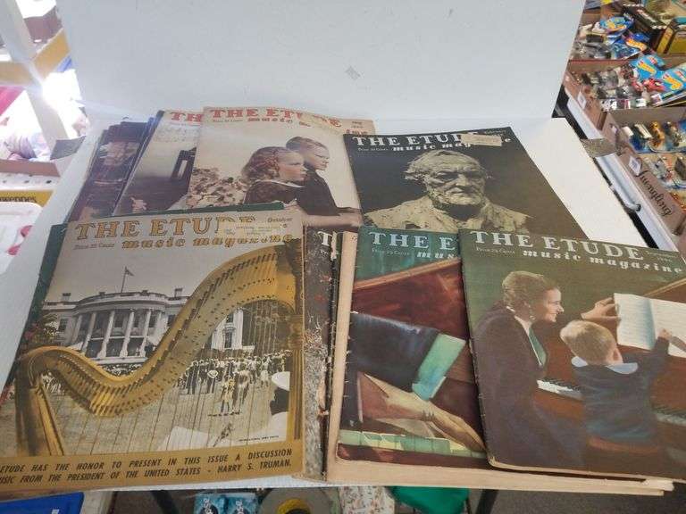 Assorted Vintage Music Magazine's Trice Auctions