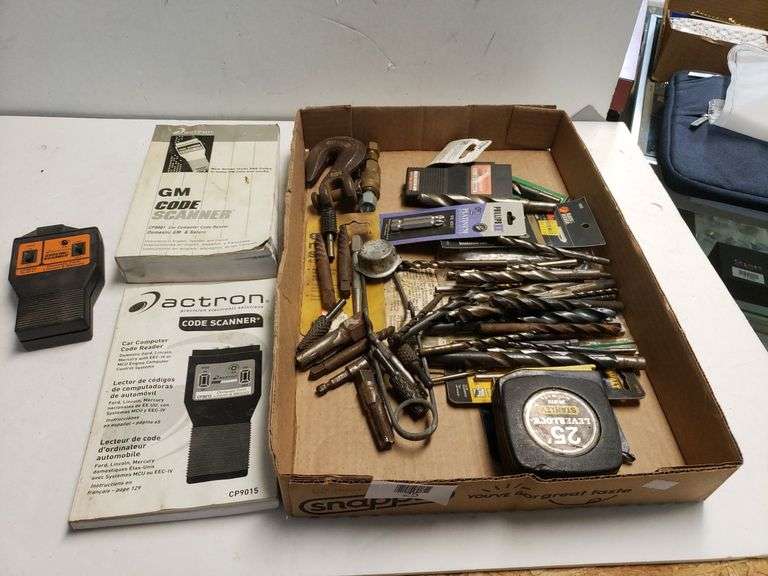 Drill Bits, Code Scanner & Other Trice Auctions