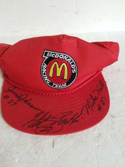 McDonald’s Racing Team Autographed Cap - Trice Auctions