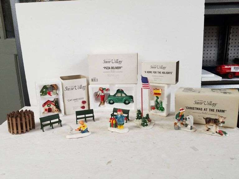 Dept 56 Snow Village Accessories Lot Trice Auctions