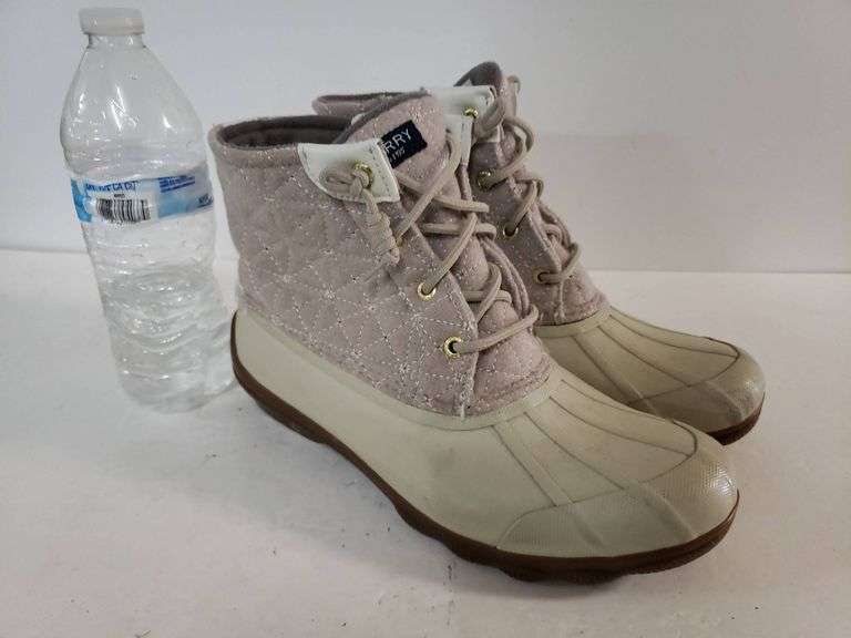 womens quilted sperry duck boots