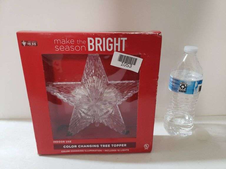 Color Changing Tree Topper Color Changing Indoor Tree Topper with 10 Lights - Trice Auctions