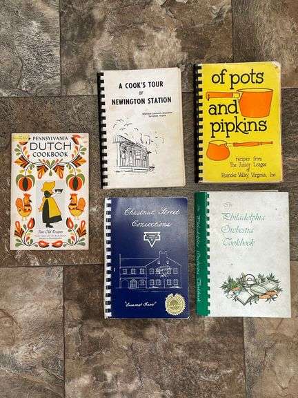 Lot of 5 Speciality Cookbooks - Trice Auctions