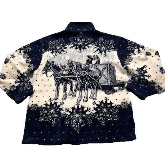 Women's Vintage Horse Print Casual Jacket