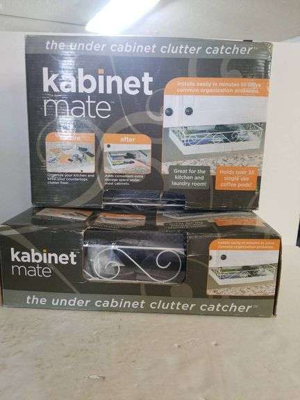 Kabinet Mate Under Cabinet Clutter Catcher Shelf Duo - Trice Auctions