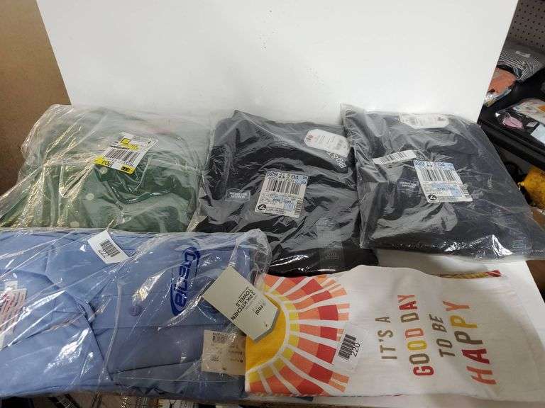 Packaged Men Assorted Men’s Apparel and Kitchen Towels - Trice Auctions