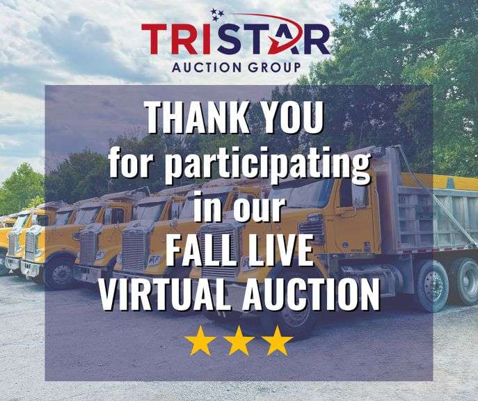 Fall Heavy Equipment Live Virtual Auction