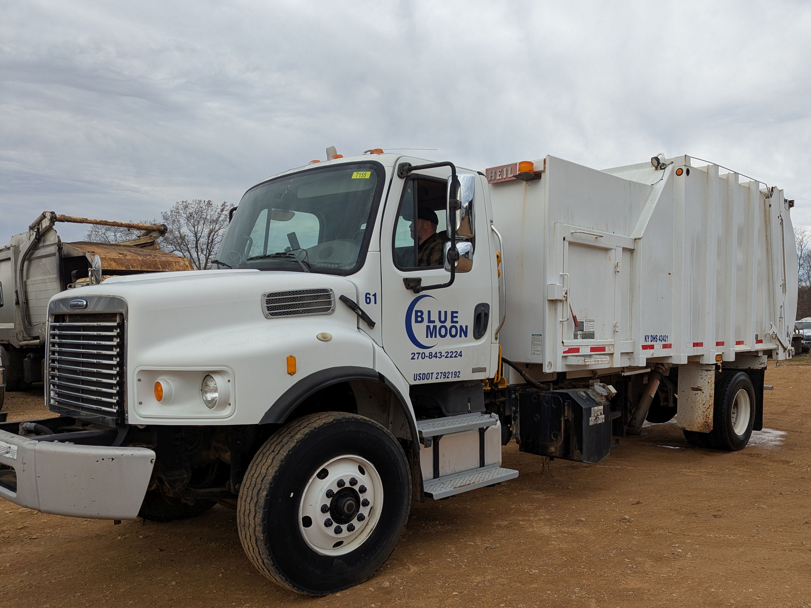 0 Freightliner M2 Heil 20 YD ASL Side Load Garbage Truck