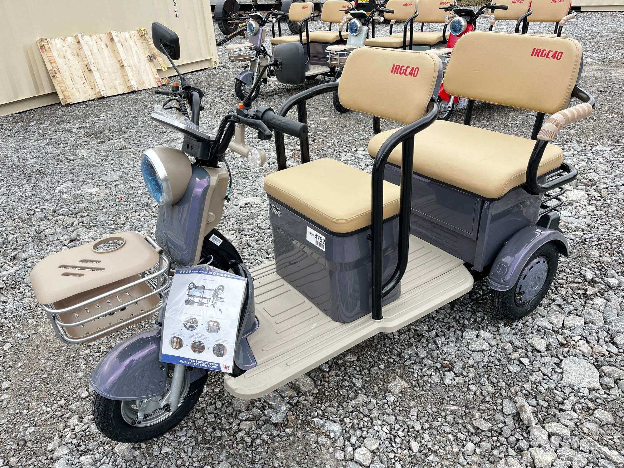 Unused 2025 IR IRGC40 ELECTRIC TRICYCLE - TriStar Auction Group