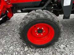 2024 Kioti CX2510 Farm Tractor Package WITH Attachments and 2024 Direct T/A Tag Trailer
