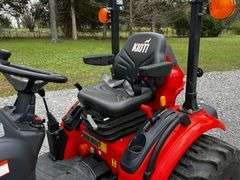 2024 Kioti CX2510 Farm Tractor Package WITH Attachments and 2024 Direct T/A Tag Trailer