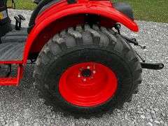2024 Kioti CX2510 Farm Tractor Package WITH Attachments and 2024 Direct T/A Tag Trailer