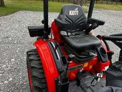 2024 Kioti CX2510 Farm Tractor Package WITH Attachments and 2024 Direct T/A Tag Trailer