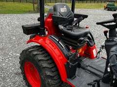 2024 Kioti CX2510 Farm Tractor Package WITH Attachments and 2024 Direct T/A Tag Trailer